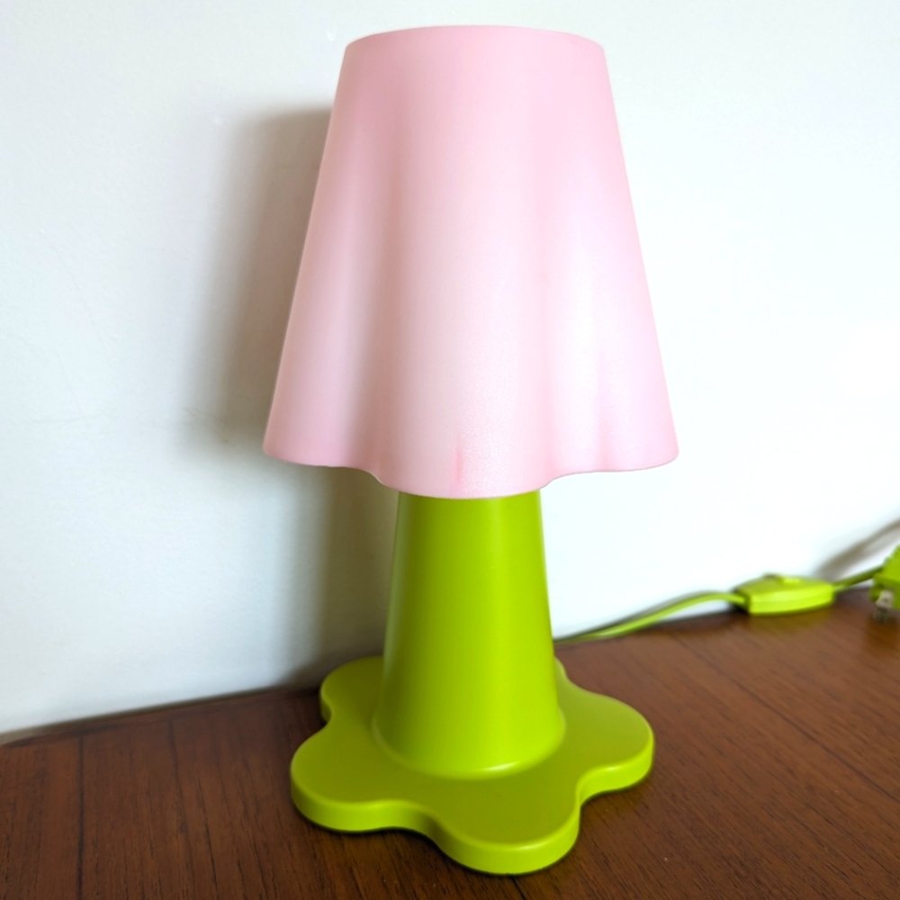 1990s IKEA Mammut Flower Table Lamp Bedside Lamp Sweden